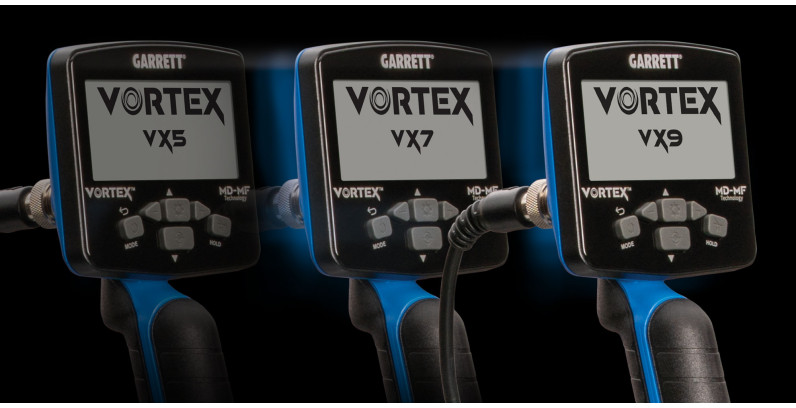 Новий модельний ряд металошукачів бренду Garrett Vortex VX5/VX7/VX9 Новий модельний ряд металошукачів бренду Garrett Vortex VX5/VX7/VX9